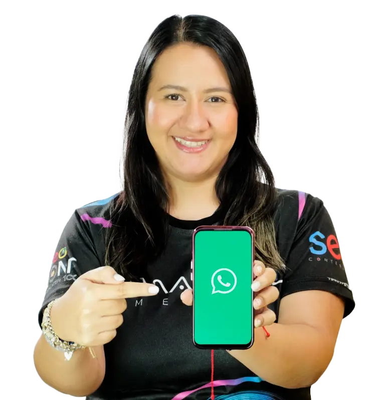imagen de chica sosteniendo telefono