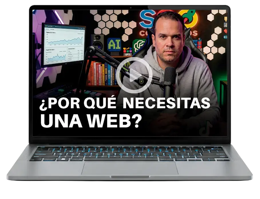 Un experto explica la importancia de tener una página web en un entorno digital competitivo.