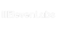Logotipo de ElevenLabs, empresa especializada en tecnología de inteligencia artificial para videos.
