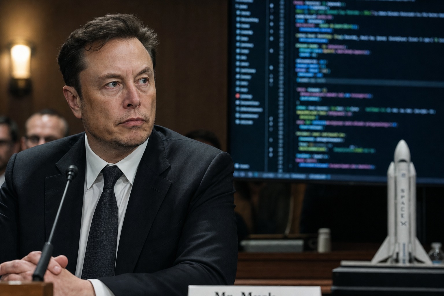 Portada editorial realista sobre la ruptura entre OpenAI y Cursor tras la compra de la startup por SpaceX.